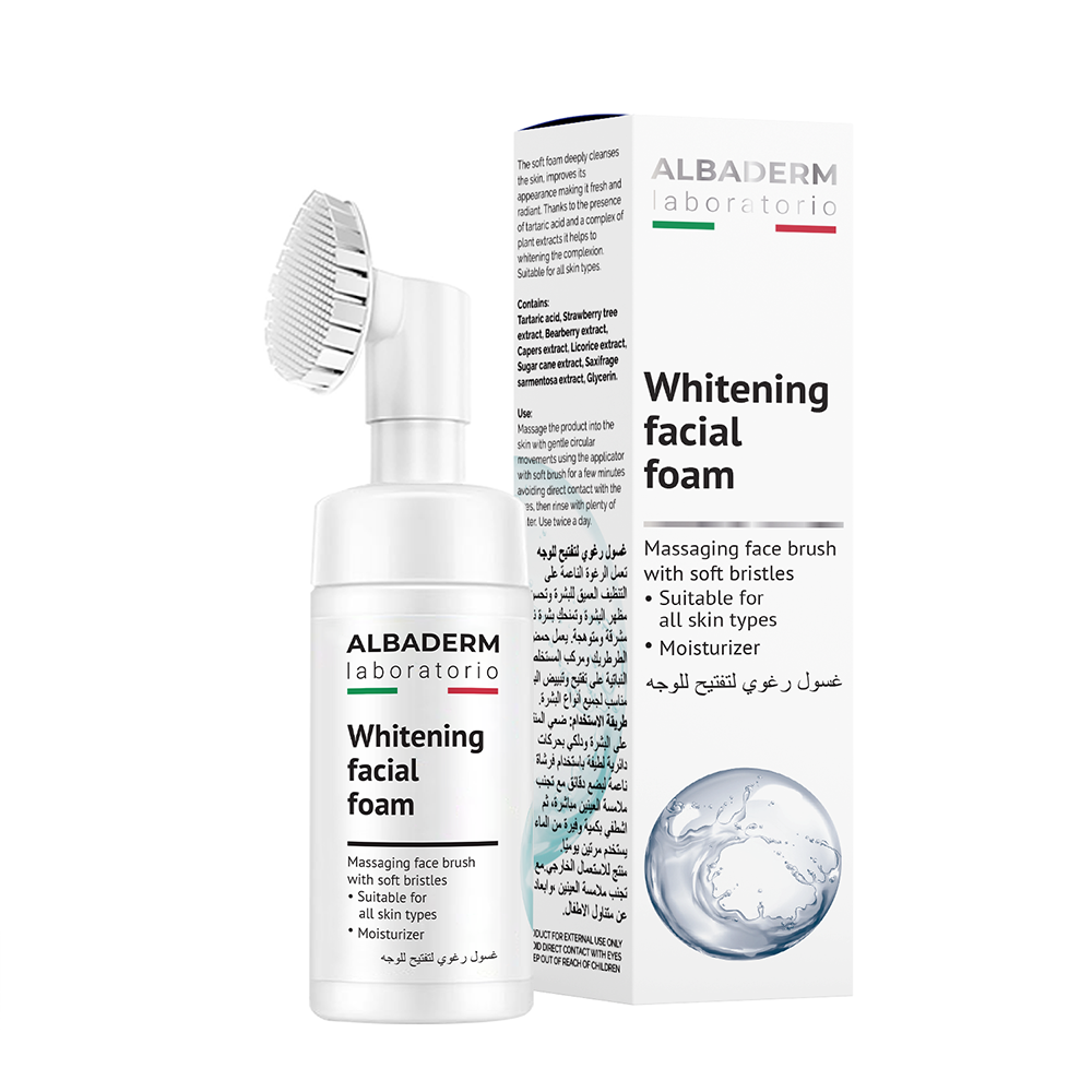 WHITENING FACIAL FOAM - ALBADERM - Skincare Products