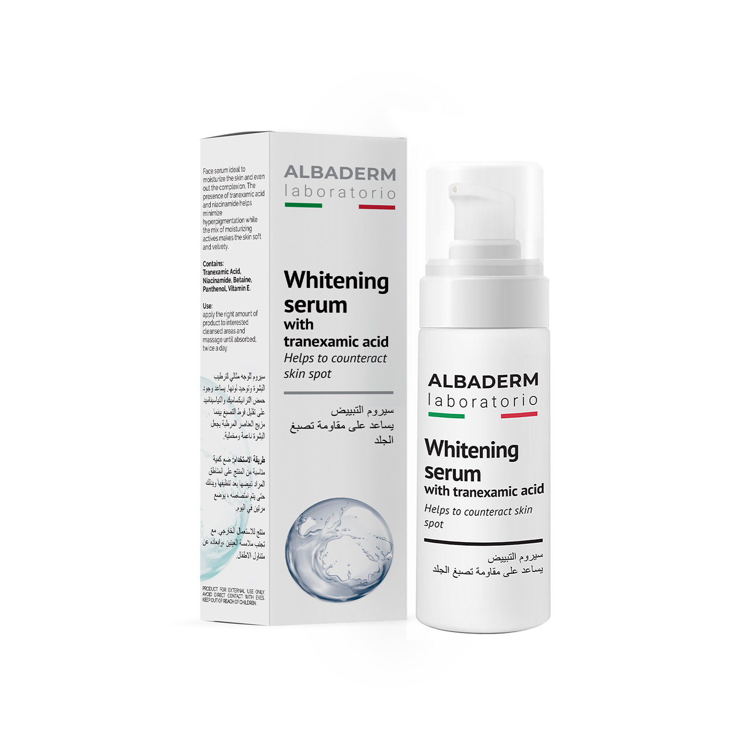Whitening serum with tranexamic acid