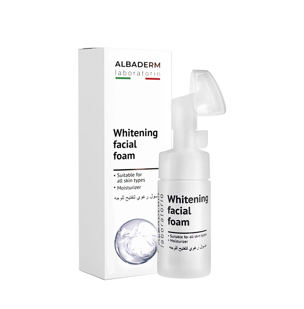 WHITENING FACIAL FOAM - ALBADERM Middle East - Skincare Products