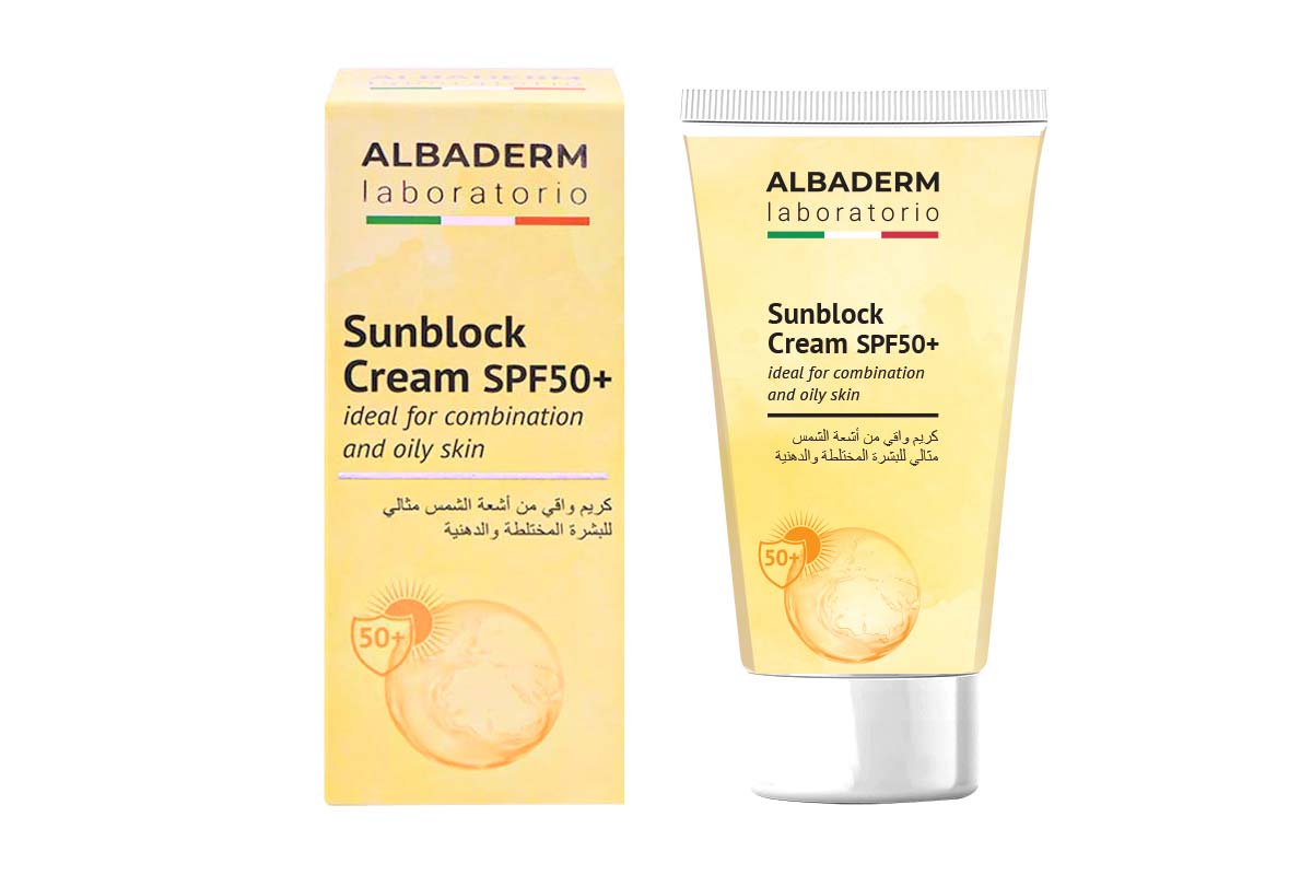 Sunblock Cream SPF50 For Combination and Oily Skin