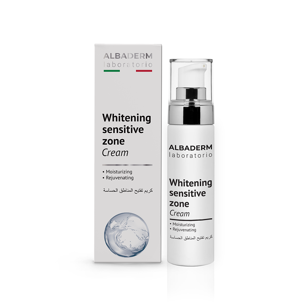 WHITENING SENSITIVE ZONE CREAM - ALBADERM Middle East - Skincare Products